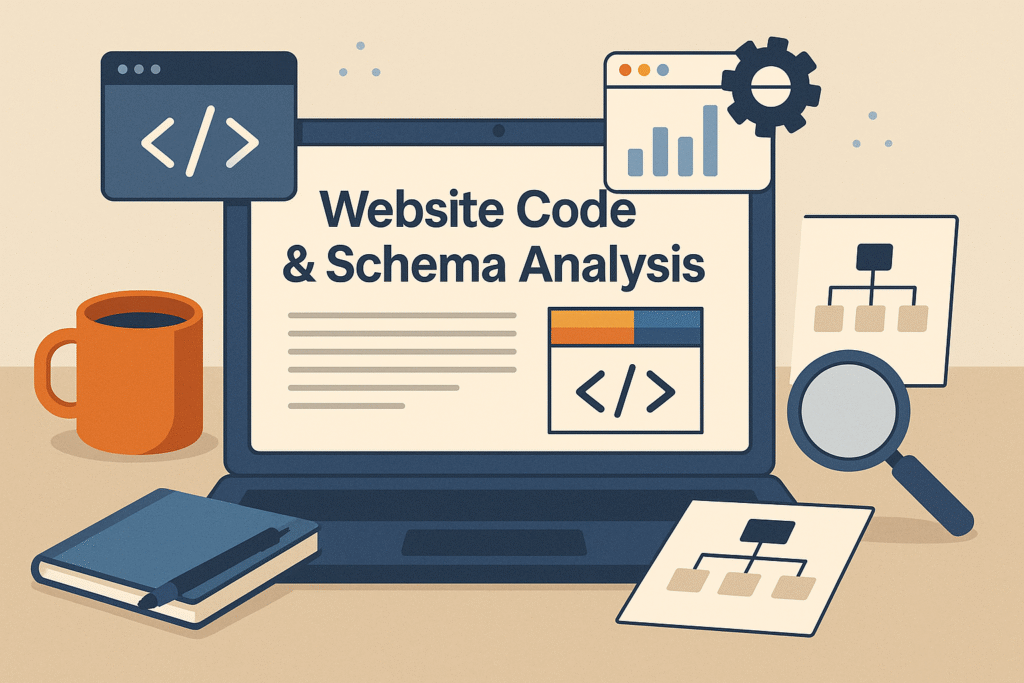 Website code and Schema Analysis